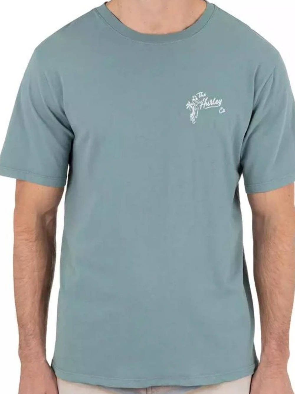 Hurley Men's Short Sleeve Tee in Dusty Blue